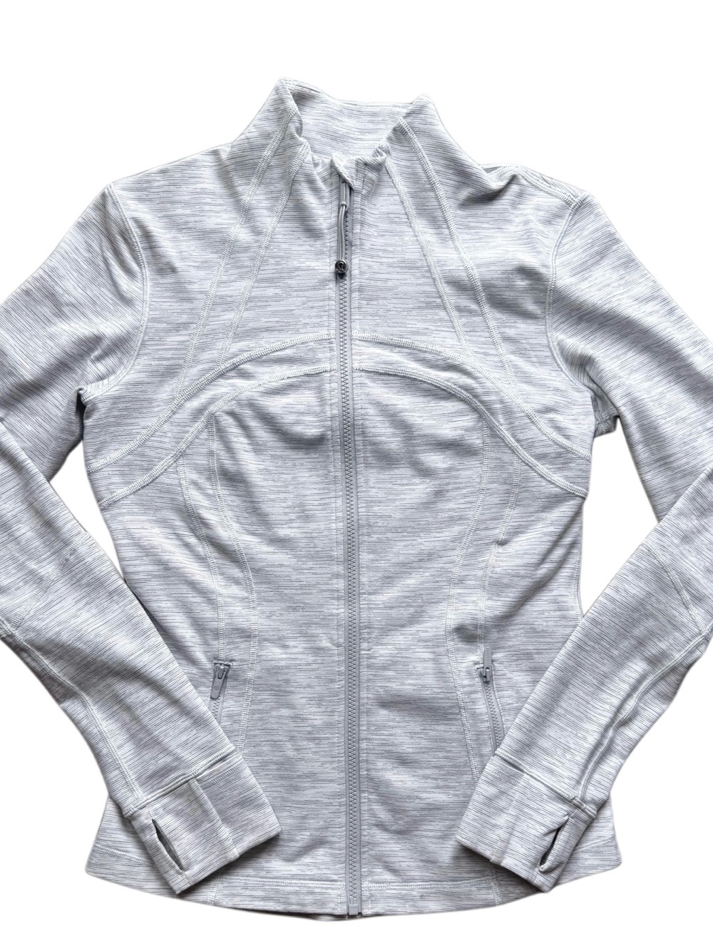 Lululemon Define Jacket - Heather gray space-dye - size 8